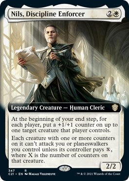 Image for Nils, Discipline Enforcer (Extended Art) (Commander 2021) (347) - Magic: The Gathering