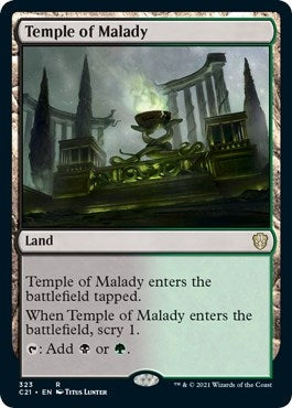Image for Temple of Malady (Commander 2021) (323) - Magic: The Gathering