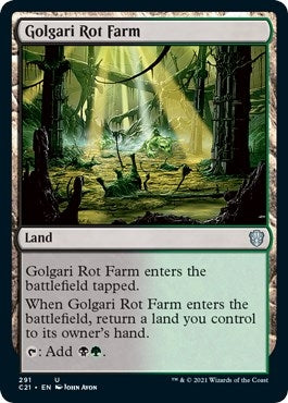 Image for Golgari Rot Farm (Commander 2021) (291) - Magic: The Gathering