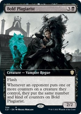 Image for Bold Plagiarist (Extended Art) (Commander 2021) (364) - Magic: The Gathering
