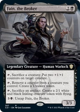 Image for Fain, the Broker (Extended Art) (Commander 2021) (367) - Magic: The Gathering