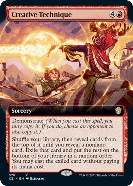 Image for Creative Technique (Extended Art) (Commander 2021) (376) - Magic: The Gathering