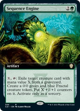Image for Sequence Engine (Extended Art) (Commander 2021) (394) - Magic: The Gathering