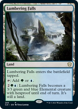 Image for Lumbering Falls (Commander 2021) (299) - Magic: The Gathering