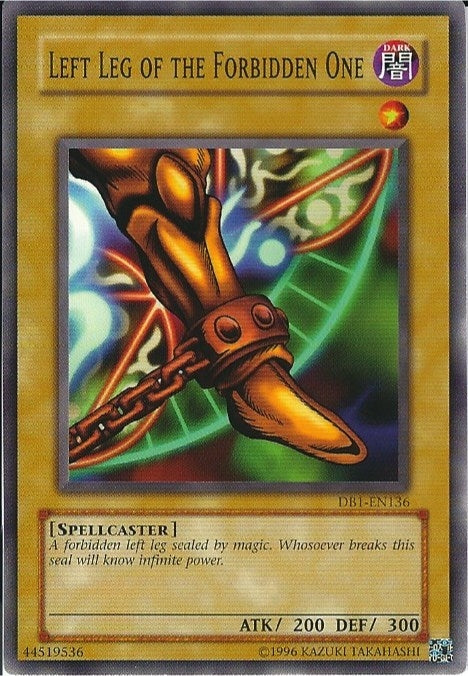 Image for Left Leg of the Forbidden One (Dark Beginning 1) (DB1-EN136) - YuGiOh
