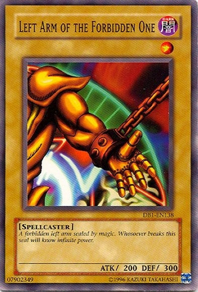 Image for Left Arm of the Forbidden One (Dark Beginning 1) (DB1-EN138) - YuGiOh