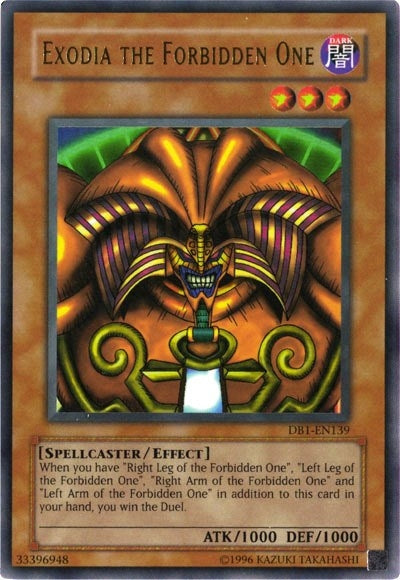 Image for Exodia the Forbidden One (Dark Beginning 1) (DB1-EN139) - YuGiOh