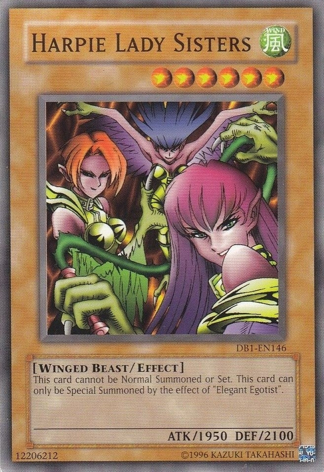 Image for Harpie Lady Sisters (Dark Beginning 1) (DB1-EN146) - YuGiOh