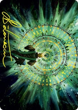 Image for Verdant Mastery Art Card (Gold-Stamped Signature) (Art Series: Strixhaven) (19) - Magic: The Gathering