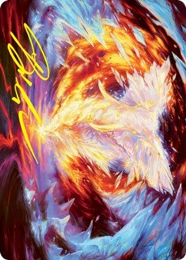 Image for Magma Opus Art Card (Gold-Stamped Signature) (Art Series: Strixhaven) (32) - Magic: The Gathering