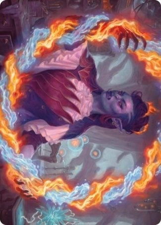 Image for Rootha, Mercurial Artist Art Card (Art Series: Strixhaven) (38) - Magic: The Gathering