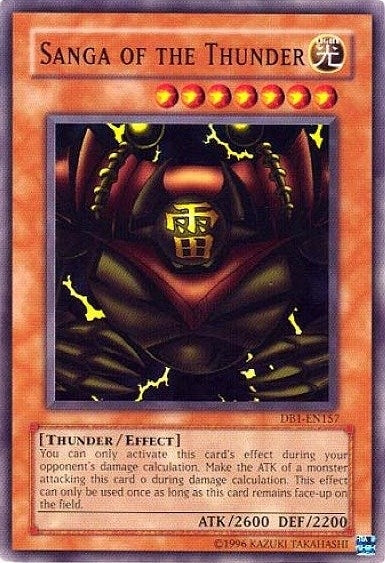 Image for Sanga of the Thunder (Dark Beginning 1) (DB1-EN157) - YuGiOh