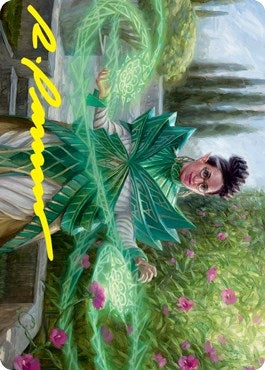 Image for Kianne, Dean of Substance Art Card (Gold-Stamped Signature) (Art Series: Strixhaven) (51) - Magic: The Gathering