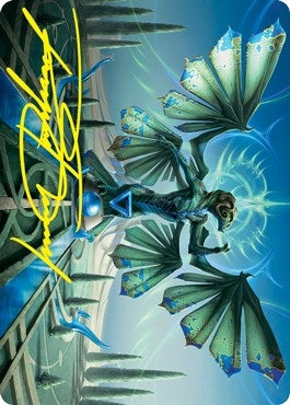 Image for Tanazir Quandrix Art Card (Gold-Stamped Signature) (Art Series: Strixhaven) (60) - Magic: The Gathering