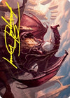 Image for Velomachus Lorehold Art Card (Gold-Stamped Signature) (Art Series: Strixhaven) (61) - Magic: The Gathering