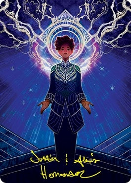 Image for Brainstorm Art Card (Gold-Stamped Signature) (Art Series: Strixhaven) (65) - Magic: The Gathering