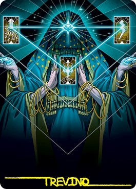 Image for Strategic Planning Art Card (Gold-Stamped Signature) (Art Series: Strixhaven) (68) - Magic: The Gathering
