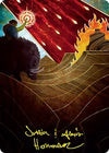 Image for Stone Rain Art Card (Gold-Stamped Signature) (Art Series: Strixhaven) (77) - Magic: The Gathering