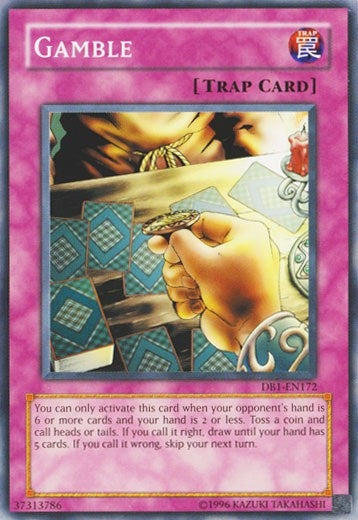 Image for Gamble (Dark Beginning 1) (DB1-EN172) - YuGiOh