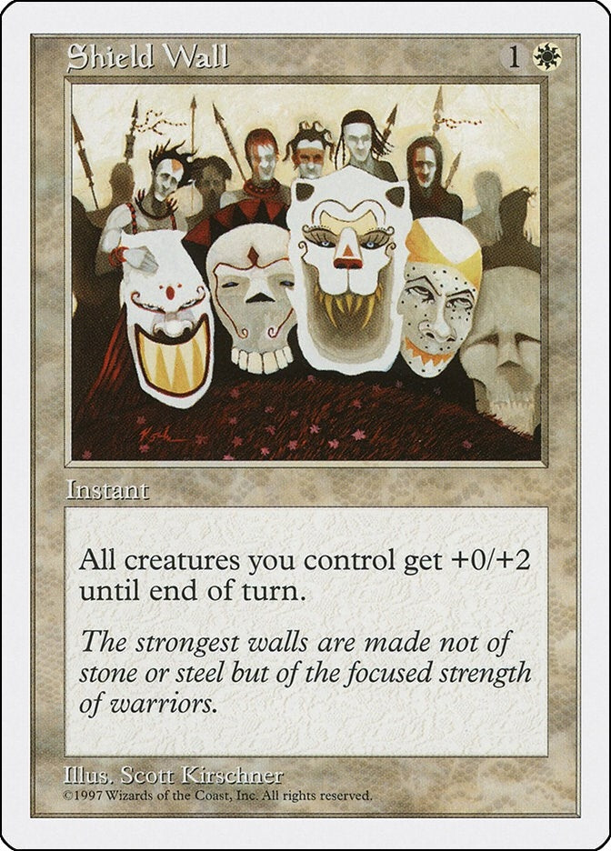 Image for Shield Wall (Fifth Edition) - Magic: The Gathering