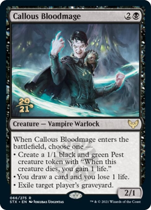 Image for Callous Bloodmage (Prerelease Cards) (66) - Magic: The Gathering