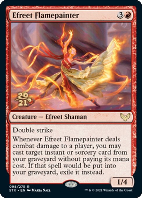 Image for Efreet Flamepainter (Prerelease Cards) (98) - Magic: The Gathering
