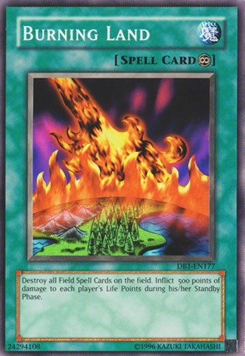 Image for Burning Land (Dark Beginning 1) (DB1-EN177) - YuGiOh