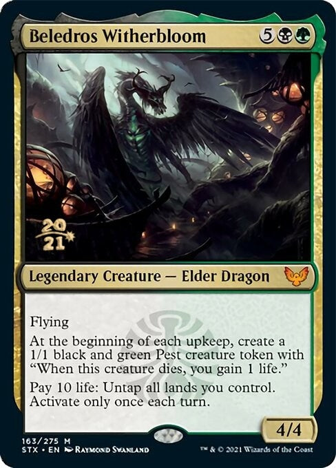 Image for Beledros Witherbloom (Prerelease Cards) (163) - Magic: The Gathering