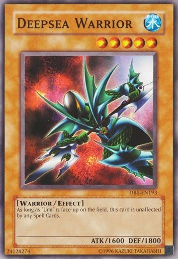 Image for Deepsea Warrior (Dark Beginning 1) (DB1-EN193) - YuGiOh