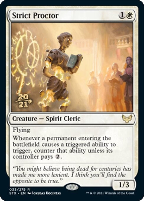 Image for Strict Proctor (Prerelease Cards) (33) - Magic: The Gathering