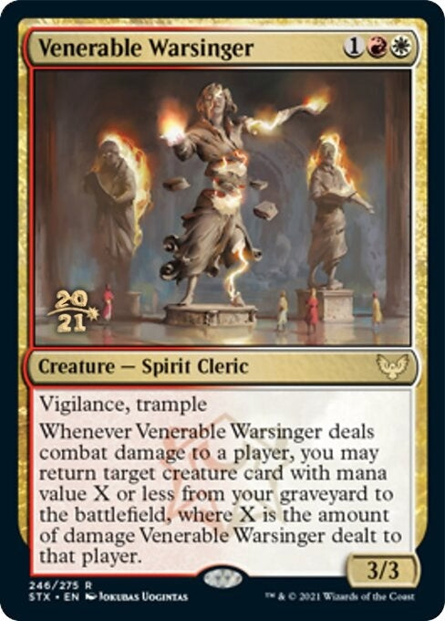 Image for Venerable Warsinger (Prerelease Cards) (246) - Magic: The Gathering