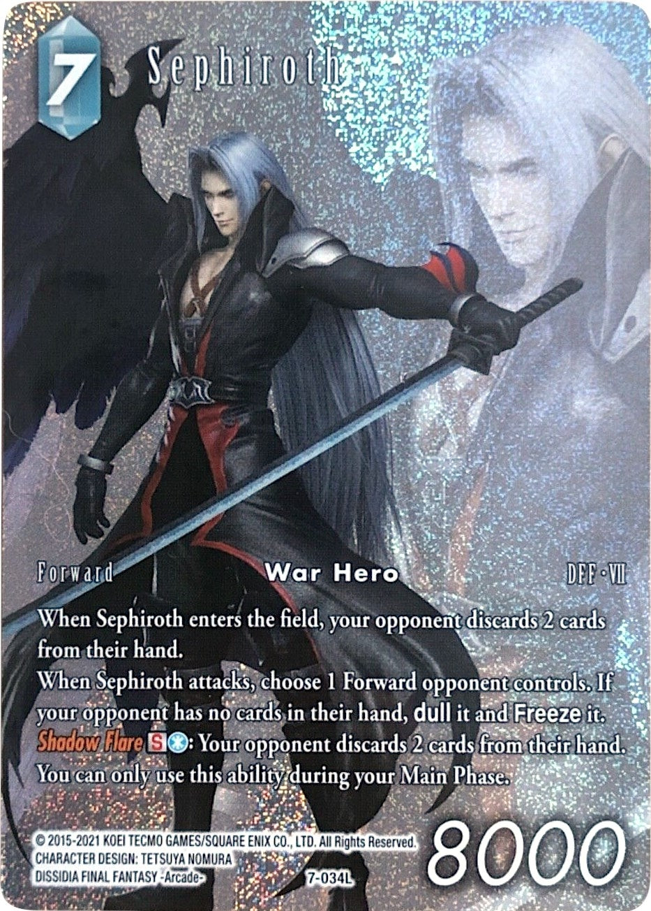 Image for Sephiroth (Full Art) (Boss Deck: Chaos) (7-034L) - Final Fantasy TCG