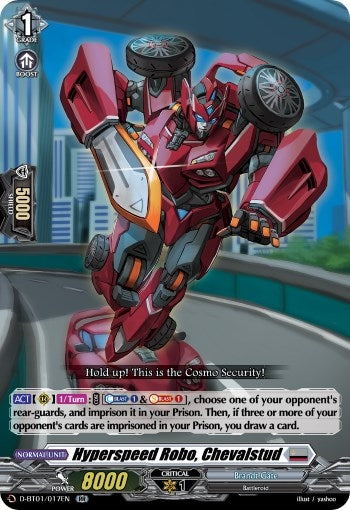 Image for Hyperspeed Robo, Chevalstud (D-BT01: Genesis of the Five Greats) (D-BT01/017EN) - Cardfight Vanguard