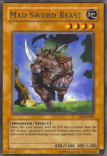 Image for Mad Sword Beast (Dark Beginning 1) (DB1-EN201) - YuGiOh
