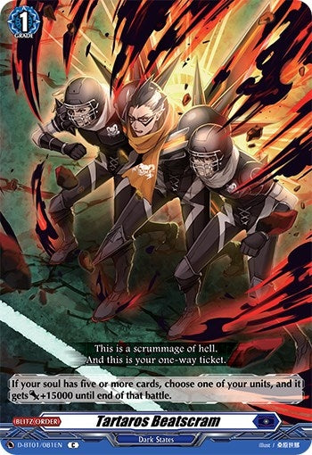 Image for Tartaros Beatscram (D-BT01: Genesis of the Five Greats) (D-BT01/081EN) - Cardfight Vanguard