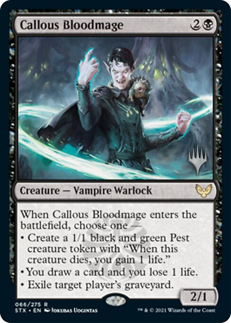 Image for Callous Bloodmage (Promo Pack: Strixhaven) (66) - Magic: The Gathering