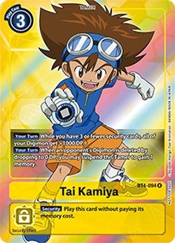 Image for Tai Kamiya (Box Topper) (BT4-094 R) [Great Legend]