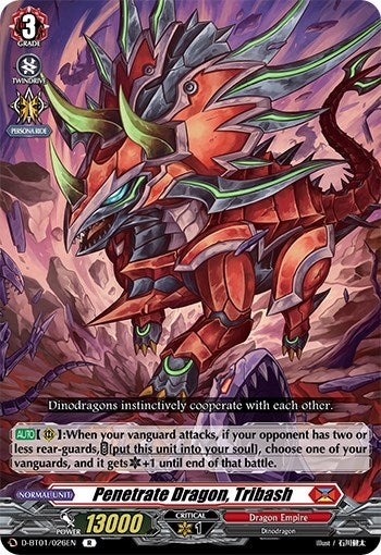 Image for Penetrate Dragon, Tribash (D-BT01: Genesis of the Five Greats) (D-BT01/026EN) - Cardfight Vanguard