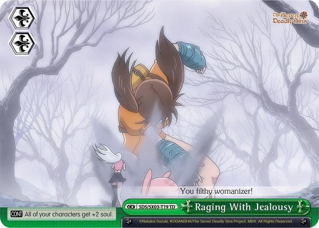 Image for Raging With Jealousy (The Seven Deadly Sins) (SDS/SX03-T19 TD) - Weiss Schwarz
