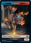 Image for Elemental (2) // Pest Double-sided Token (5) (Strixhaven: School of Mages) (2 // 5) - Magic: The Gathering