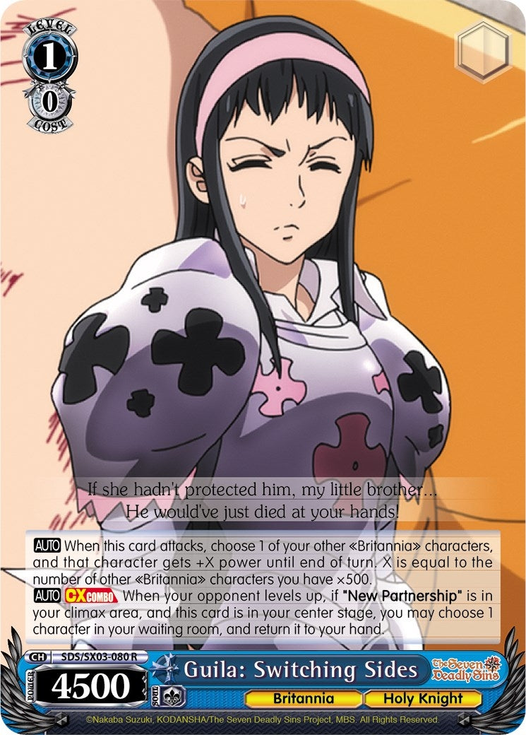 Image for Guila: Switching Sides (The Seven Deadly Sins) (SDS/SX03-080 R) - Weiss Schwarz