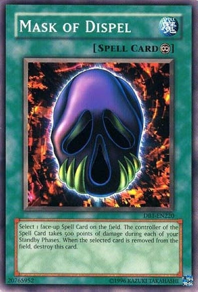 Image for Mask of Dispel (Dark Beginning 1) (DB1-EN220) - YuGiOh