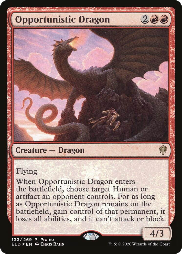 Image for Opportunistic Dragon (Media Promos) (133) - Magic: The Gathering