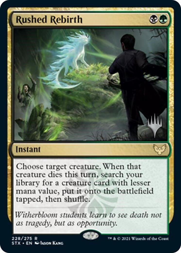 Image for Rushed Rebirth (Promo Pack: Strixhaven) (228) - Magic: The Gathering