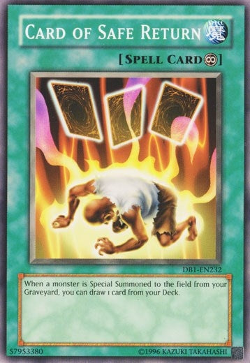 Image for Card of Safe Return (Dark Beginning 1) (DB1-EN232) - YuGiOh