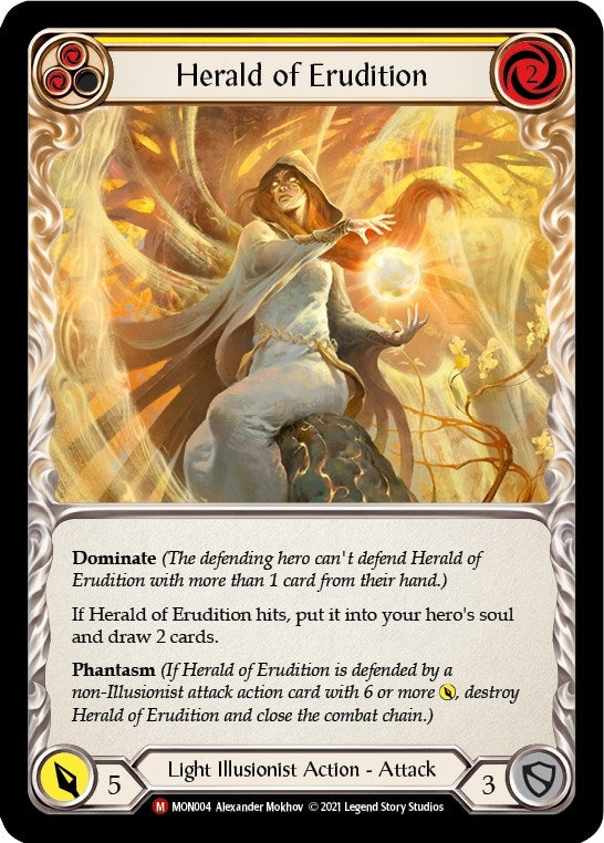 Image for Herald of Erudition (Monarch) (MON004) - Flesh and Blood TCG