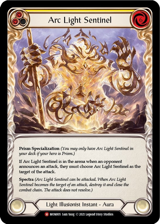 Image for Arc Light Sentinel (Monarch) (MON005) - Flesh and Blood TCG