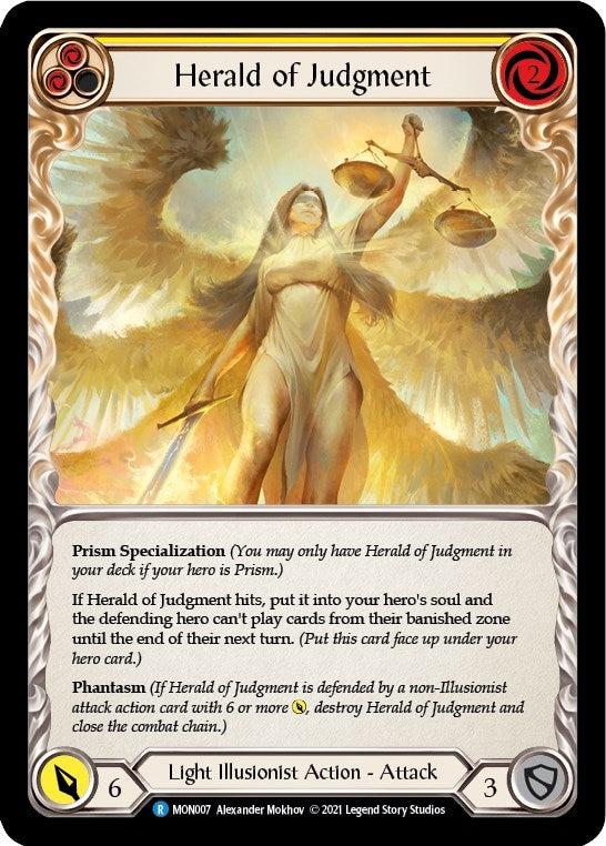 Image for Herald of Judgment (Monarch) (MON007) - Flesh and Blood TCG
