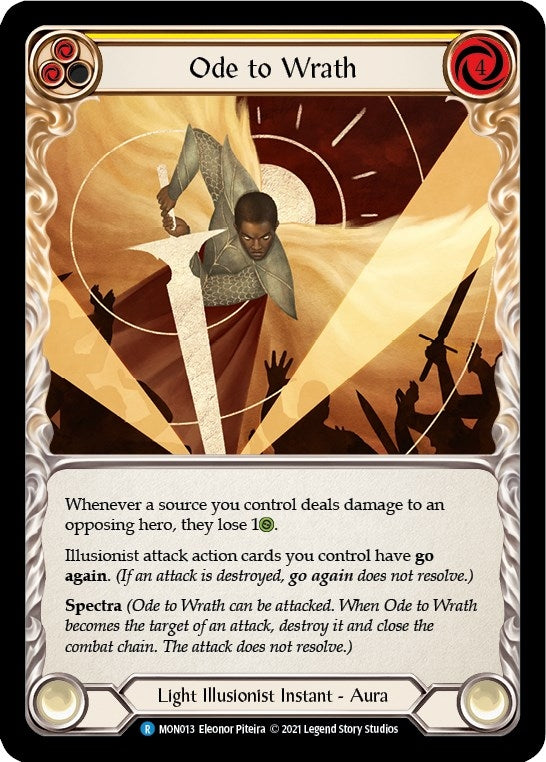 Image for Ode to Wrath (Monarch) (MON013) - Flesh and Blood TCG