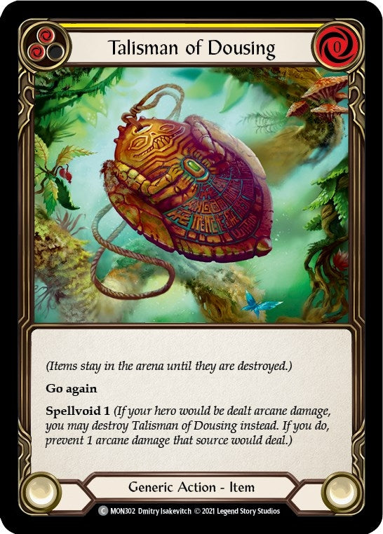 Image for Talisman of Dousing (Monarch) (MON302) - Flesh and Blood TCG